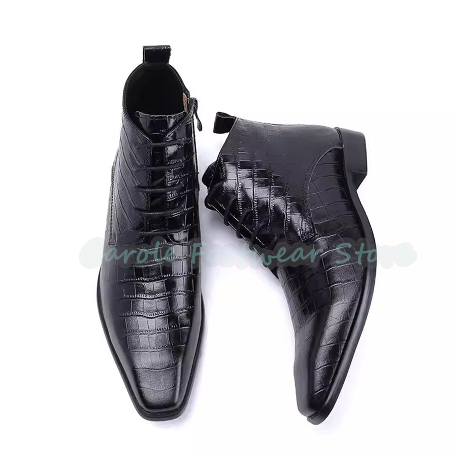 Men Shoes For Wedding - أحذية رجالية أنيقة من الجلد الطبيعي،