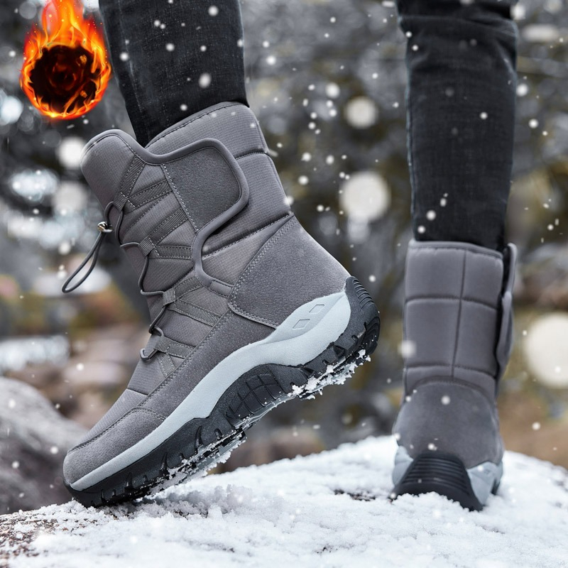 Hiking Boot Waterproof - أحذية شتوية رجالية من ماركة MAIJIAKA،