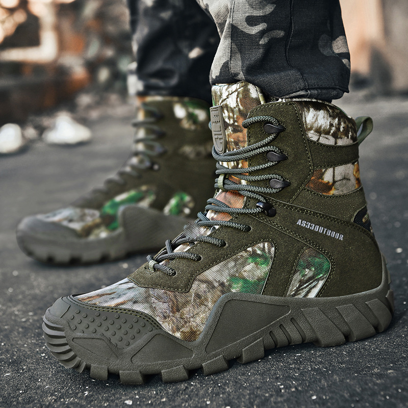 Hiking Boot Waterproof - الرجال الأحذية الدانتيل يصل مقاوم للماء