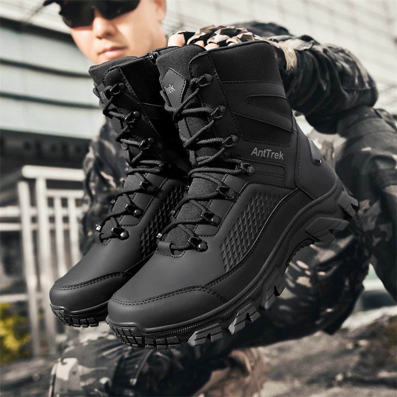 Hiking Boot Waterproof - أحذية تدريب رجالية متعددة الاستخدامات، أحذية