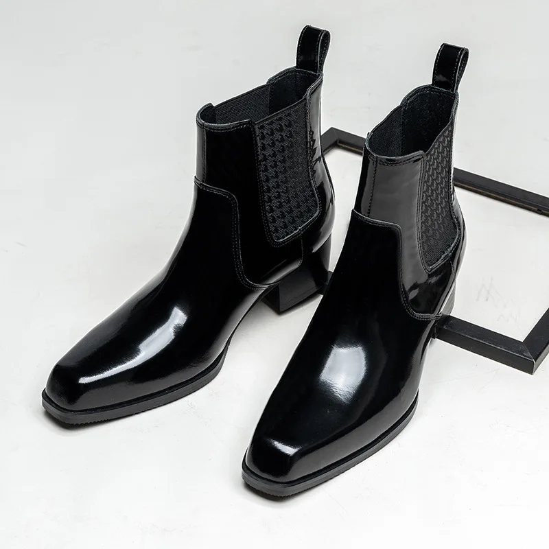 Men Shoes For Wedding - فاخر براءات الاختراع والجلود رجالي حذاء