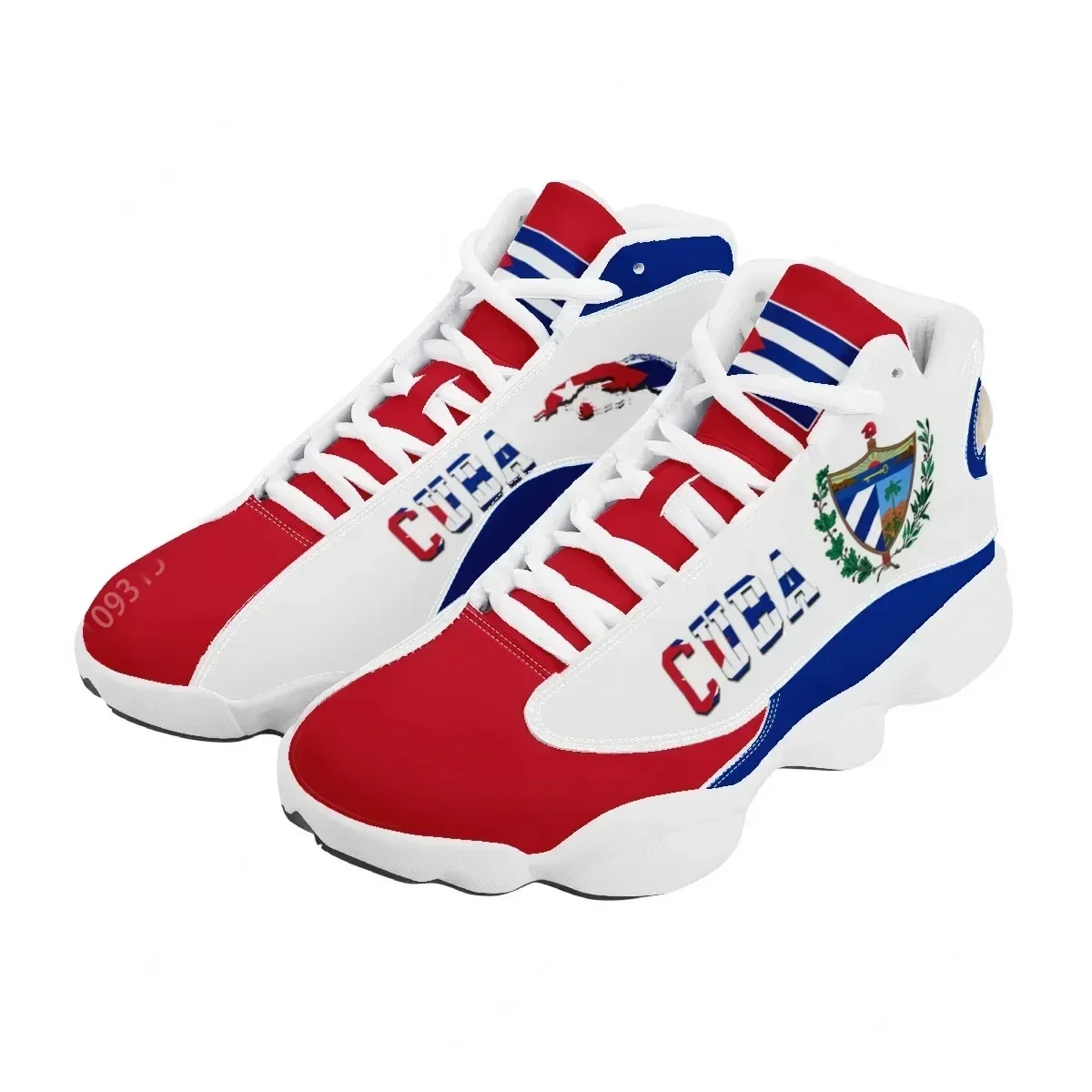 Men'S Shoes Basketball - أحذية رياضية رجالية أنيقة بطباعة علم
