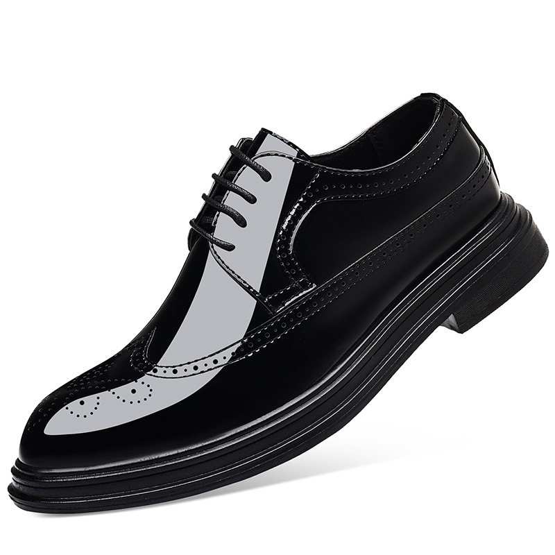 أحذية رجالية رسمية من الجلد ال - مراجعة Men Shoes Formal وسعره