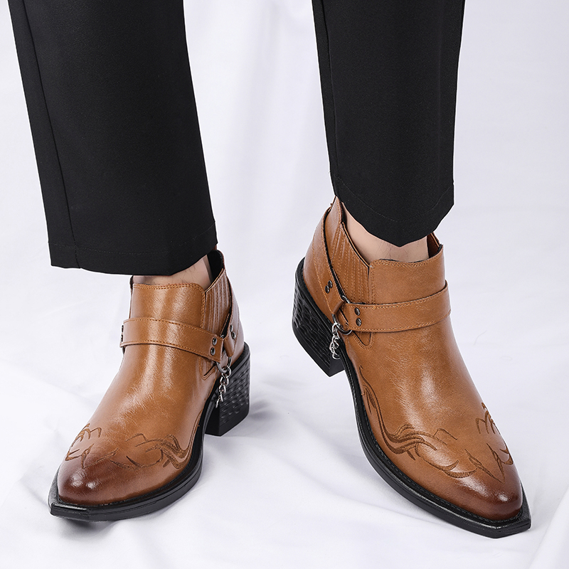 أحذية رجالية جديدة من جلد البق - مراجعة Men Shoes Formal وسعره