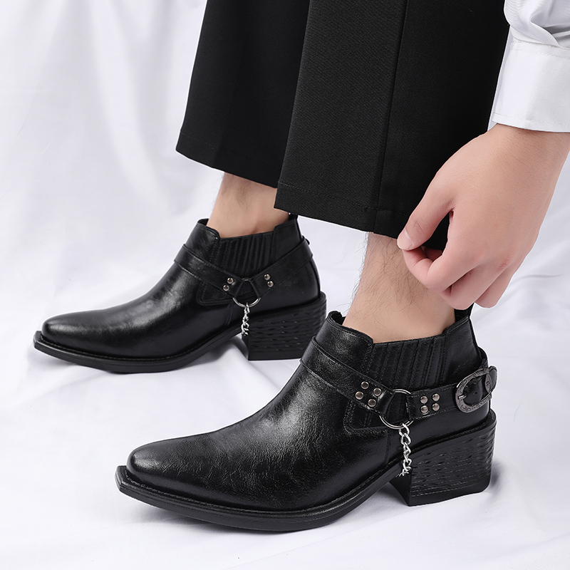 أحذية رجالية جديدة من جلد البق - مراجعة Men Shoes Formal وسعره