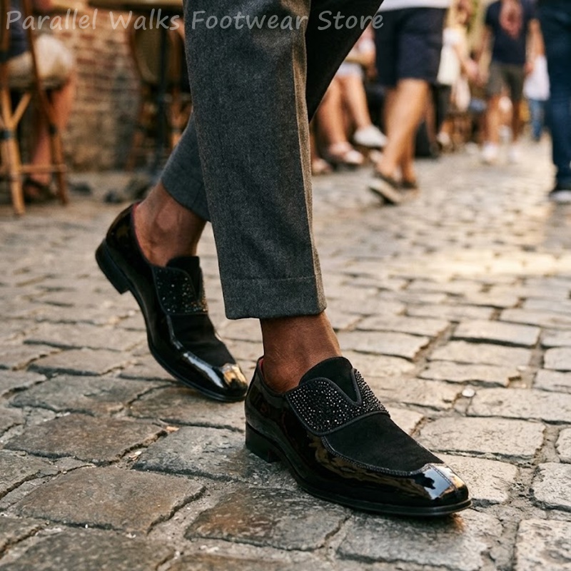 أحذية رجالية سوداء لامعة من ال - مراجعة Men'S Shoes Smart وسعره