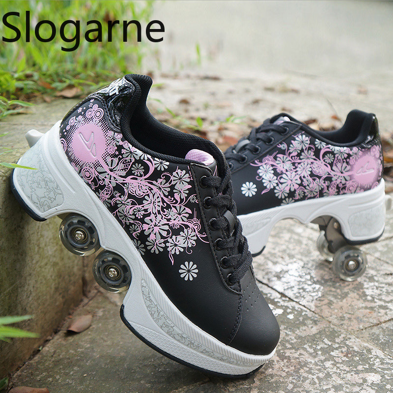 النساء 4 عجلات تشوه زلاجات دوا - مراجعة Men Shoes Men وسعره