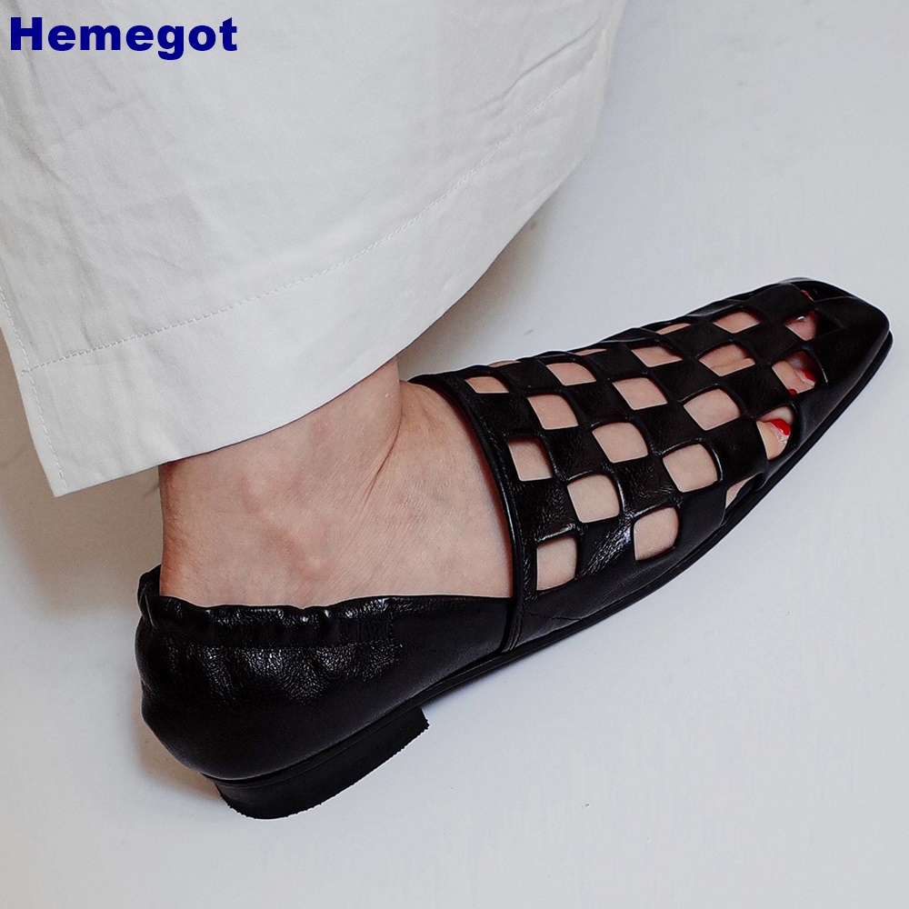 صندل نسائي أسود مسطح بتصميم شب - مراجعة Shoes Heels Men وسعره