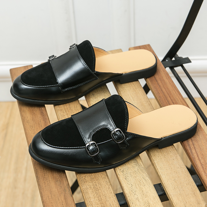 أحذية جلدية رجالية أنيقة نصف ك - مراجعة Shoes Heels Men وسعره