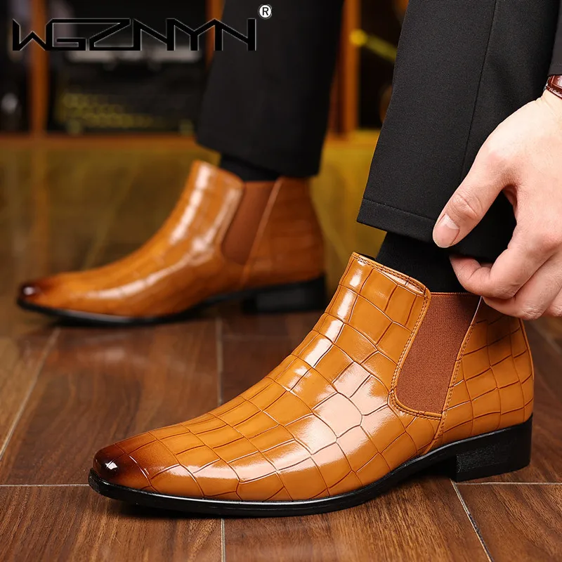 الفاخرة حجم 39 ~ 48 الرجال تشي - مراجعة Men Shoes Formal وسعره