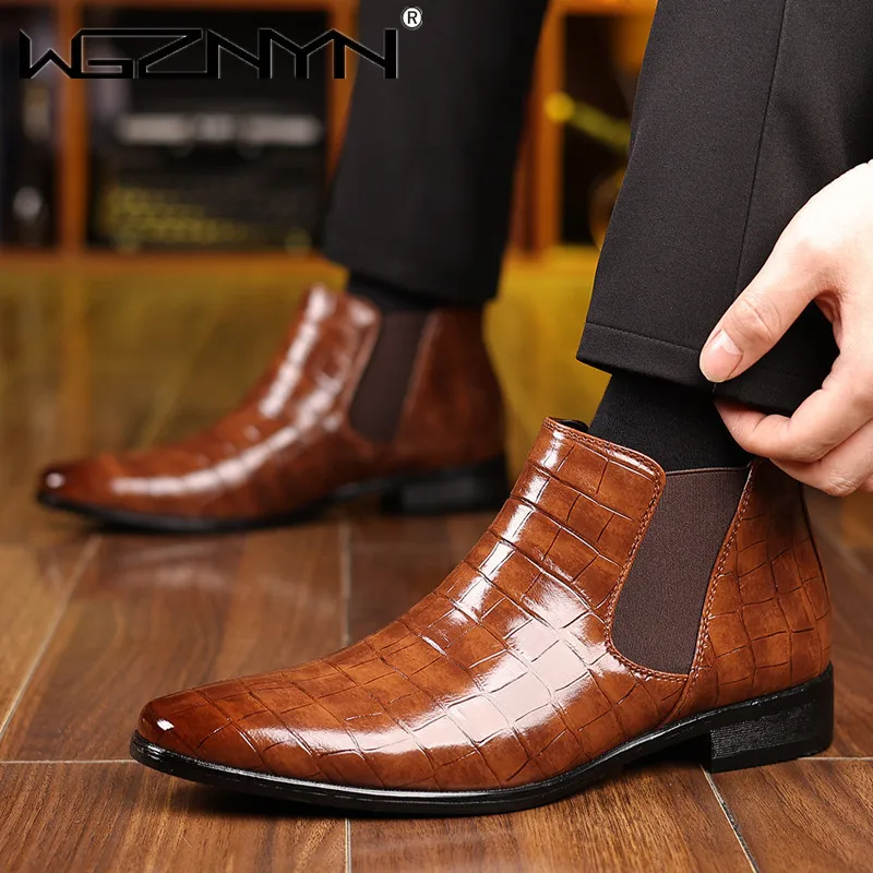 الفاخرة حجم 39 ~ 48 الرجال تشي - مراجعة Men Shoes Formal وسعره