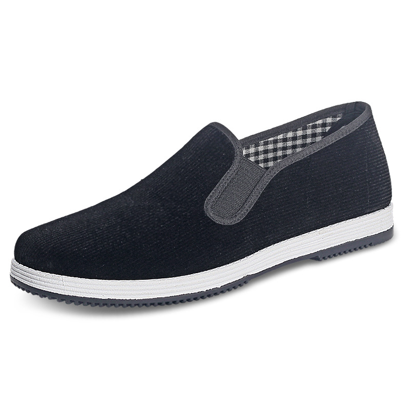 أحذية قماشية سوداء سهلة الارتد - مراجعة Men'S Shoes For Work وسعره