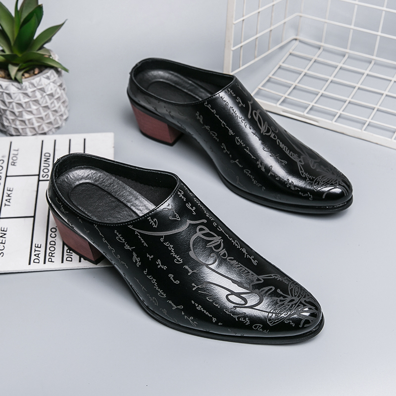 أحذية رجالية جلدية بنية بدون ك - مراجعة Shoes Heels Men وسعره