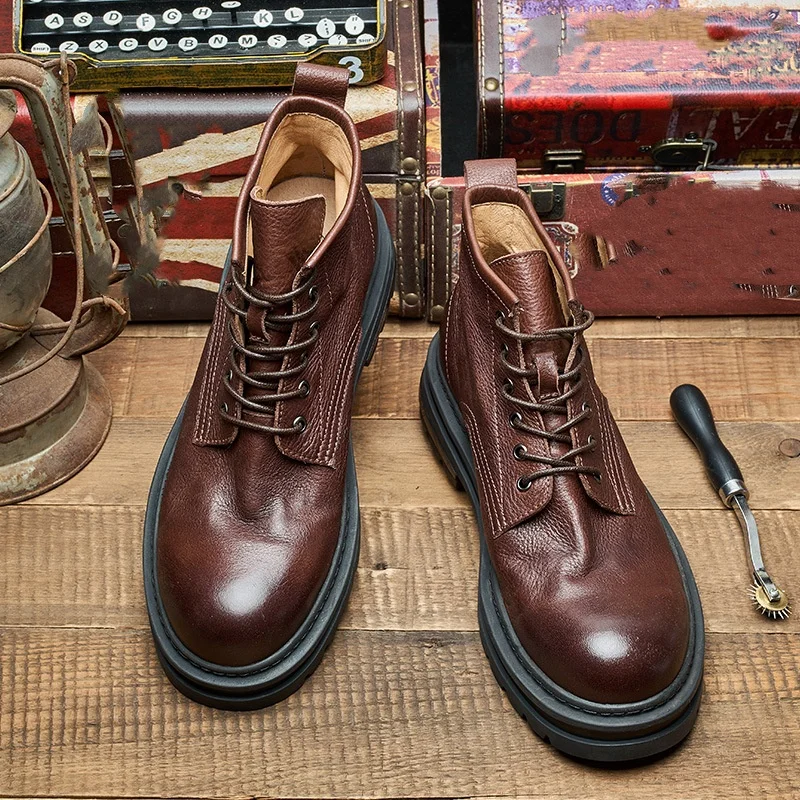 الرجال الرجعية الكاحل الأحذية  - مراجعة Men'S Shoes Quality Brands وسعره