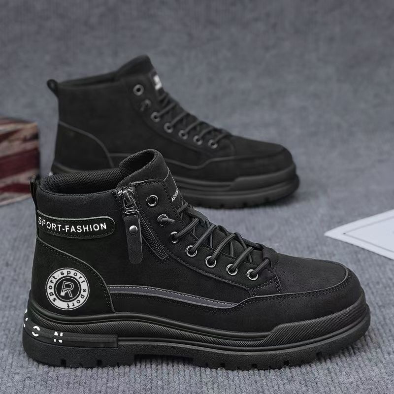 الرجال الرجعية عالية أعلى أحذي - مراجعة Men'S Shoes For Work وسعره