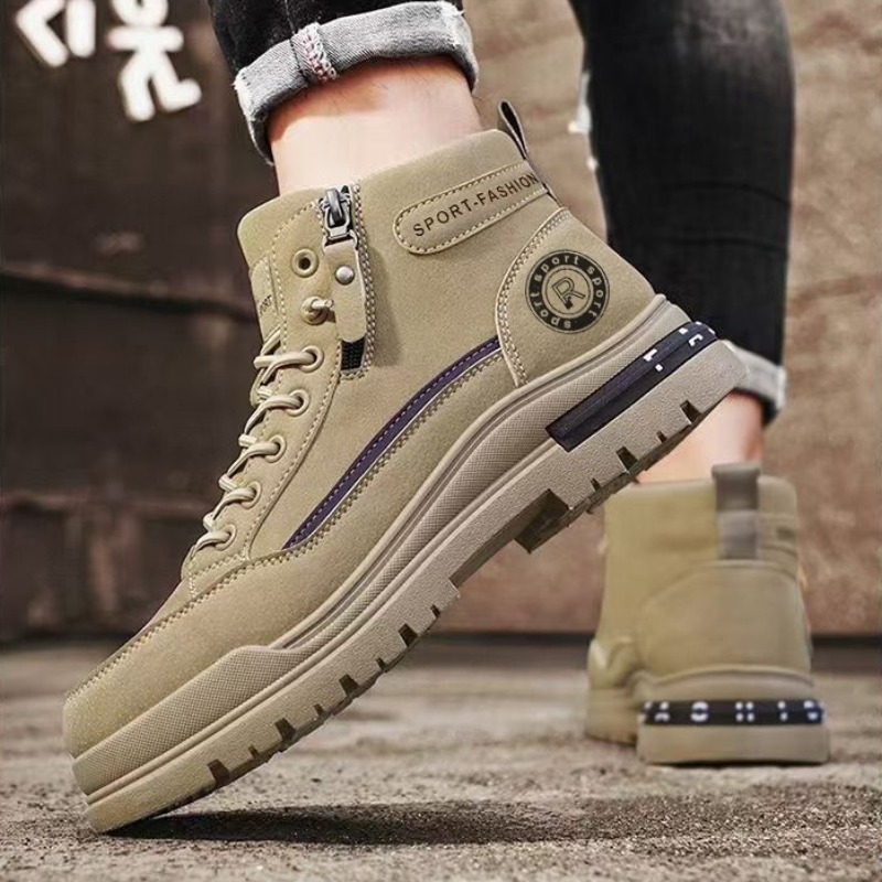 الرجال الرجعية عالية أعلى أحذي - مراجعة Men'S Shoes For Work وسعره