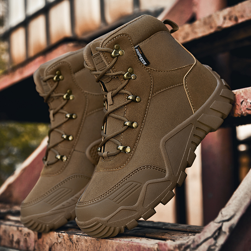 الرجال الأحذية التكتيكية في ال - مراجعة Hiking Boot Waterproof وسعره