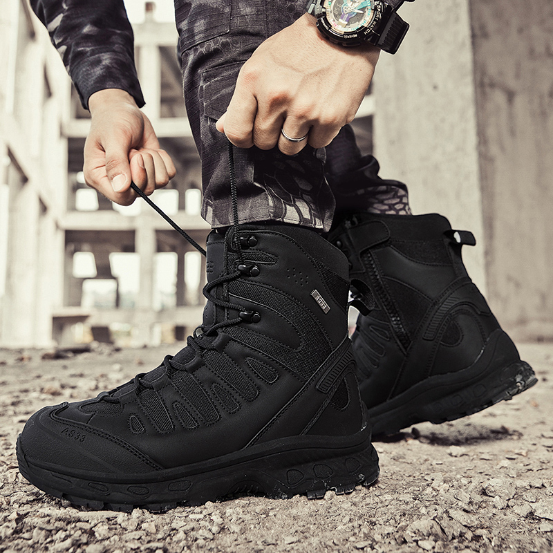 جديد الرجال الأحذية التكتيكية  - مراجعة Hiking Boot Waterproof وسعره