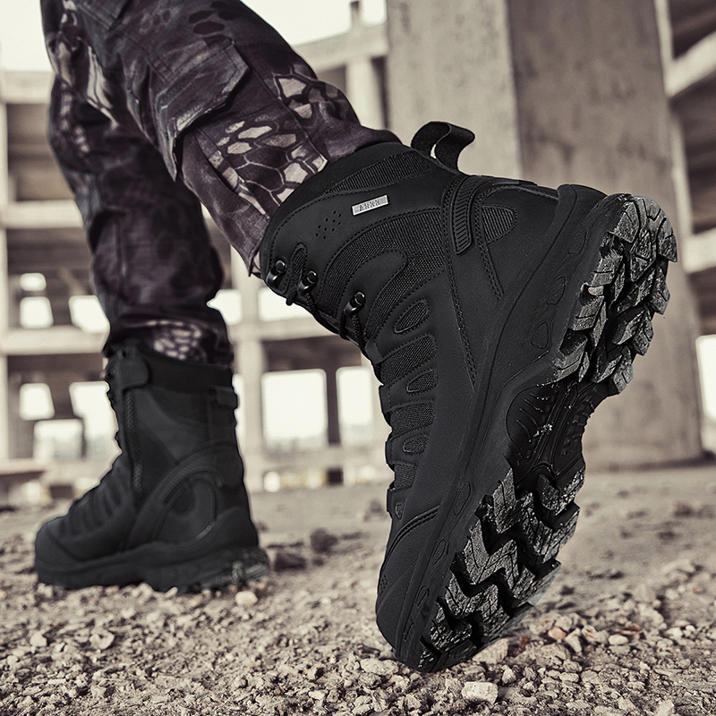 جديد الرجال الأحذية التكتيكية  - مراجعة Hiking Boot Waterproof وسعره