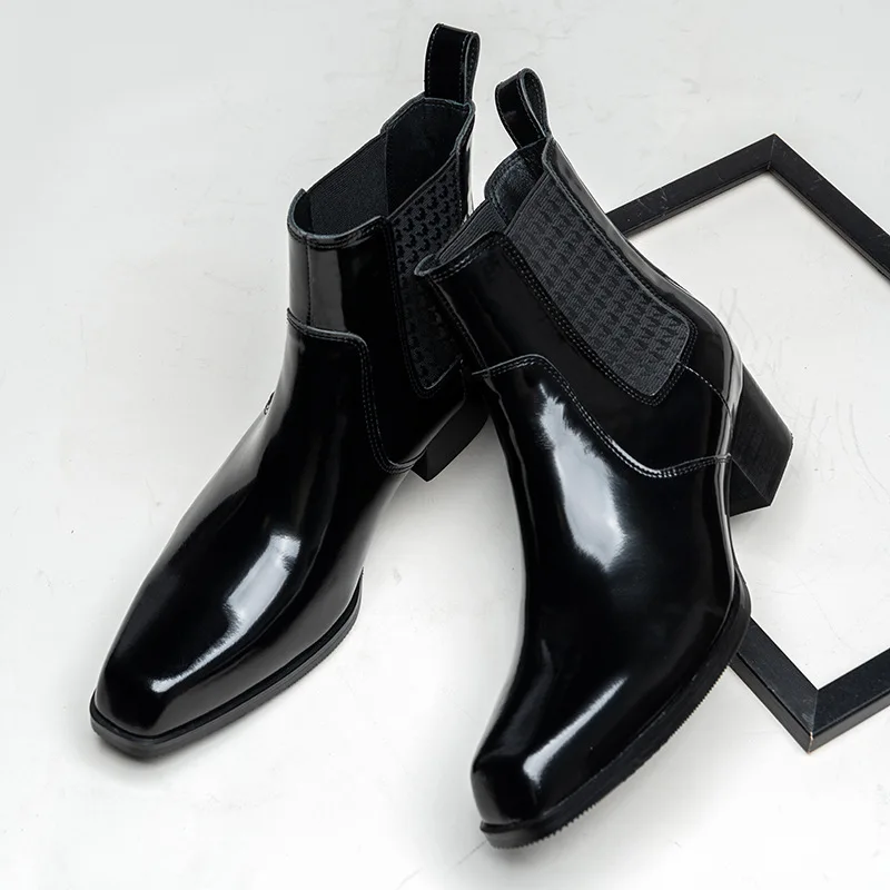 فاخر براءات الاختراع والجلود ر - مراجعة Men Shoes For Wedding وسعره