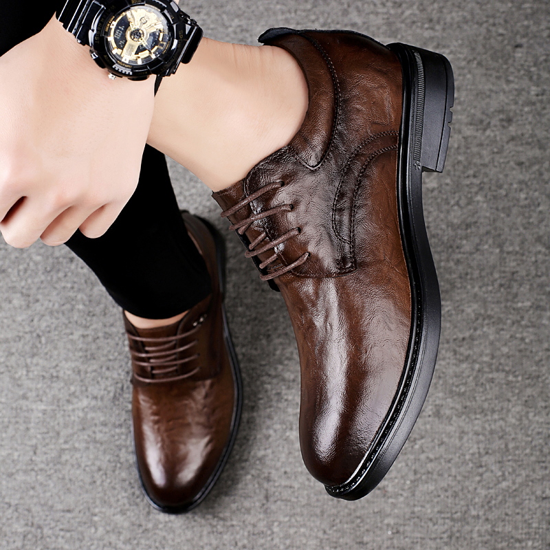 أحذية جلدية كاجوال للرجال لزيا - مراجعة Men Shoes Formal وسعره