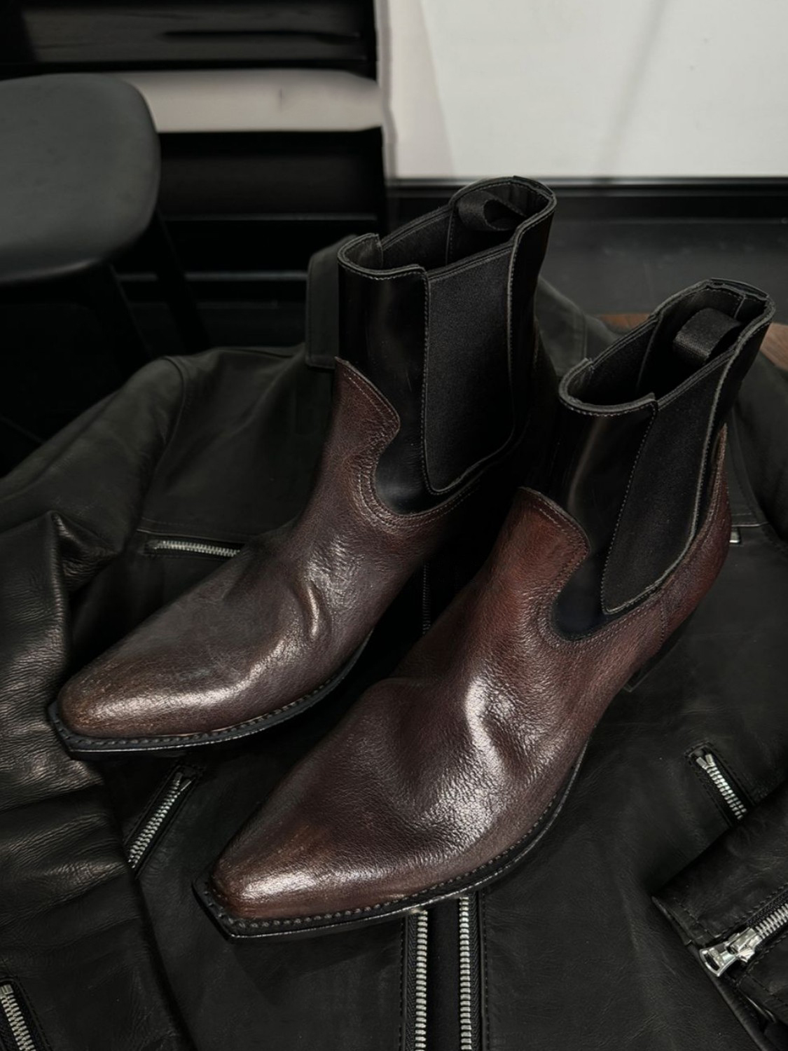 أحذية تشيلسي رجالية سوداء من ا - مراجعة Men'S Shoes Smart وسعره